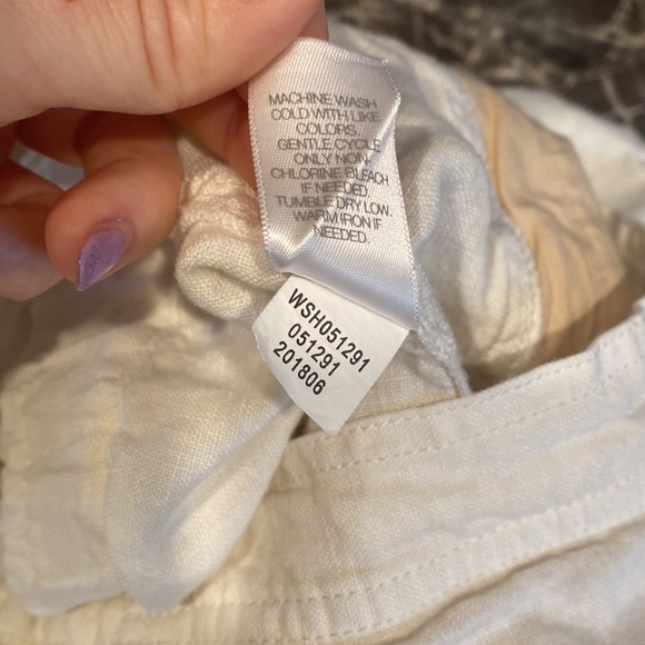 J. Jill Love Linen 100% Linen Bermuda Shorts - Picture 10 of 10